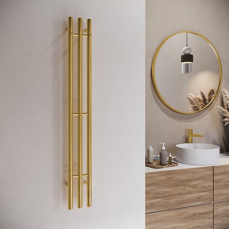 Стойка электро TRES круг1200 TERMINUS Брашированное золото Омск - фото 3 Стойка электро TRES круг1200 TERMINUS Брашированное золото Омск - фото 3