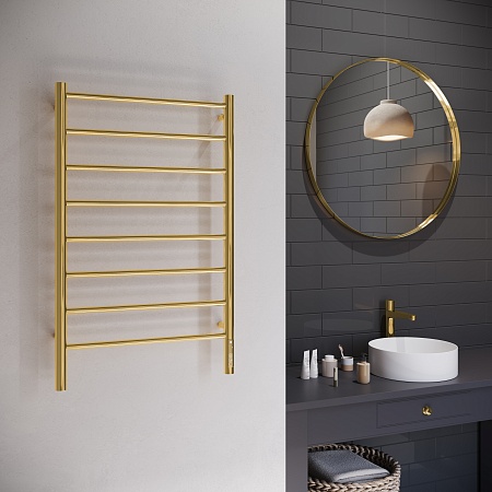 Аврора П8 500х850 Электро Полотенцесушитель TERMINUS Золото Омск - фото 3 Аврора П8 500х850 Электро Полотенцесушитель TERMINUS Золото Омск - фото 3