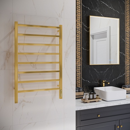 Ватикан П8 500х850 Электро Полотенцесушитель TERMINUS Брашированное золото Омск - фото 3 Ватикан П8 500х850 Электро Полотенцесушитель TERMINUS Брашированное золото Омск - фото 3